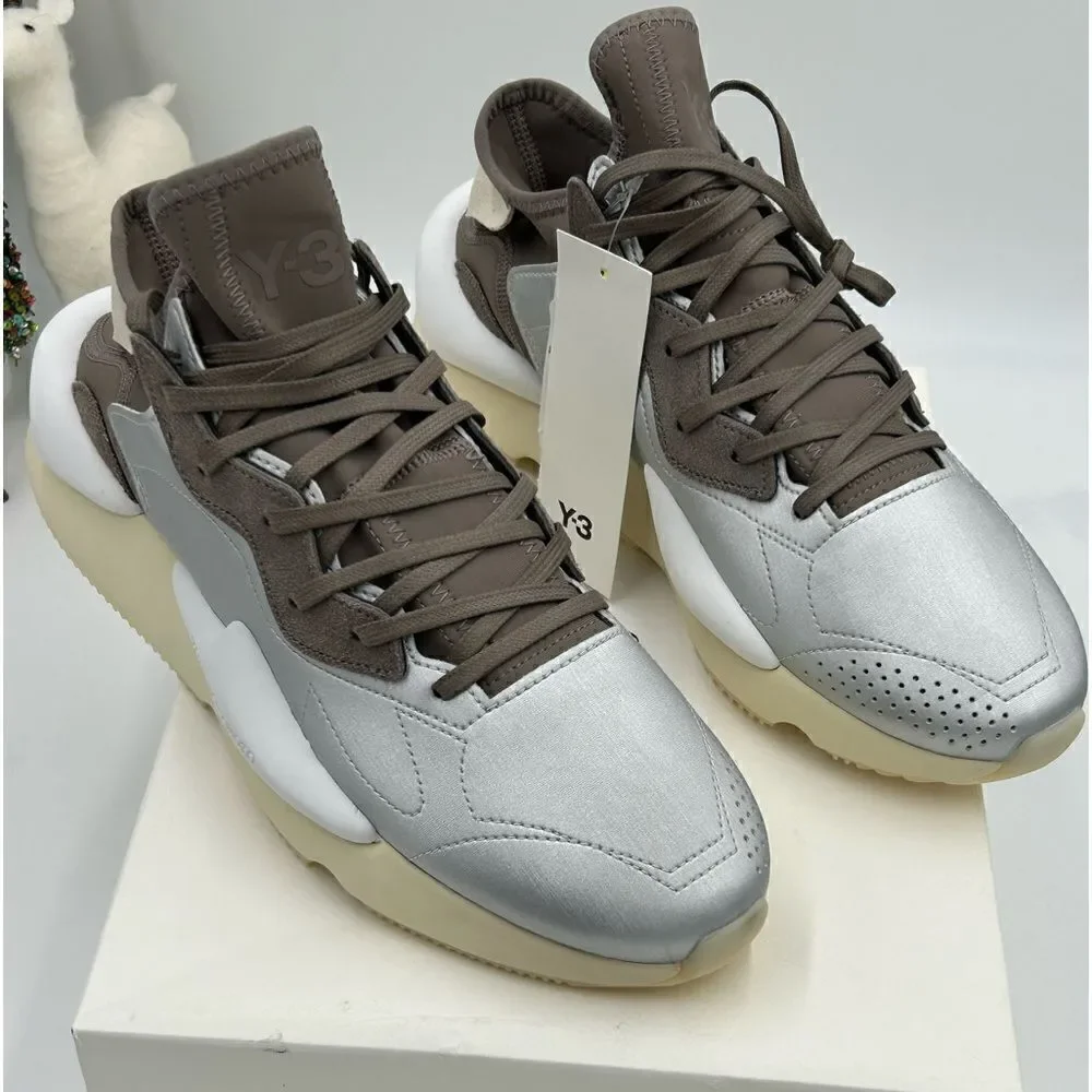 Men’s Adidas Y – 3 kaiwa silver metallic sneaker size 11.5 US